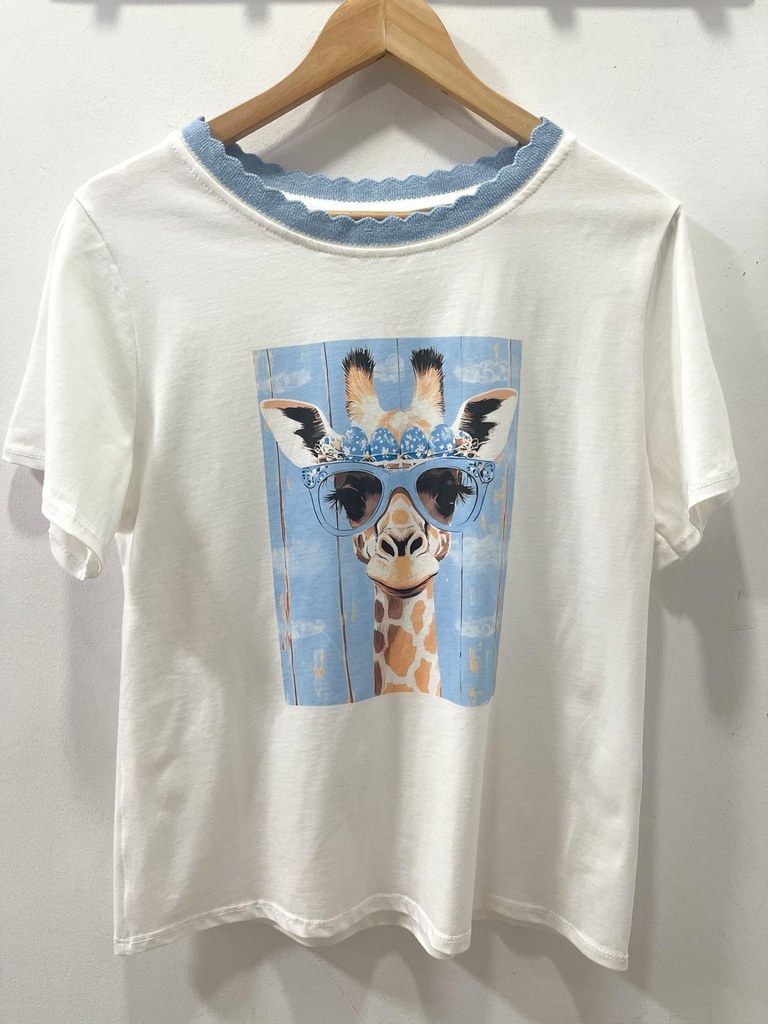 Camiseta jirafa