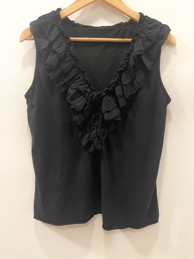 Blusa con volante