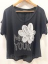 Camiseta flor