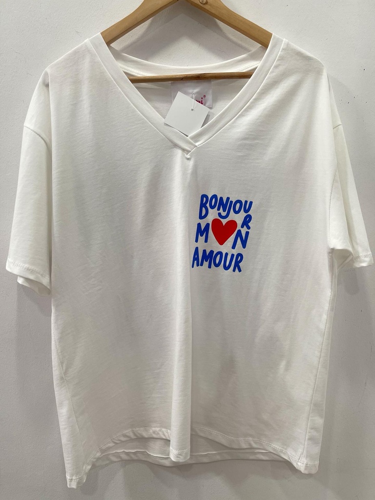 Camiseta Bonjour