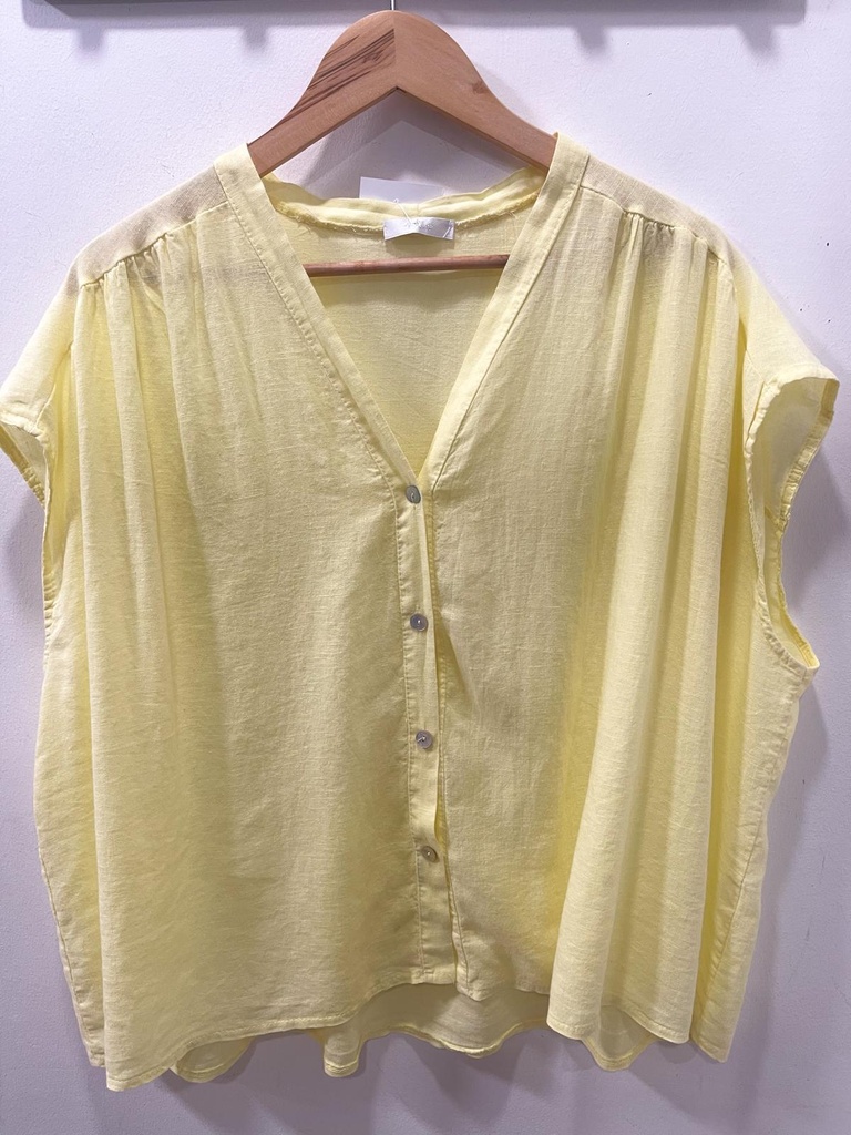 Blusa cuello pico (talla completa)