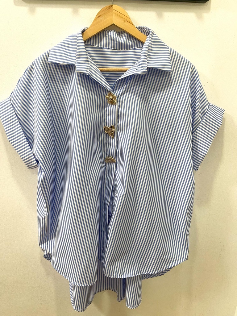 Camisa broche dorado