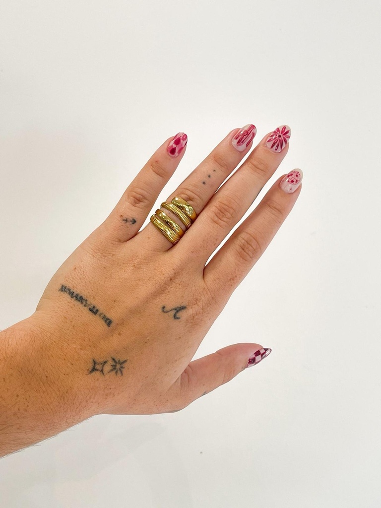 Anillo tulum dorado
