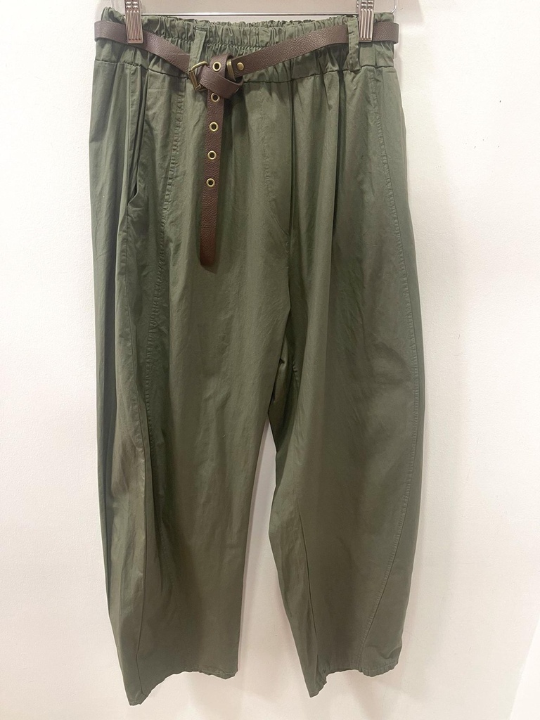 Pantalón fluido liso