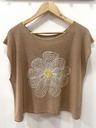 Camiseta punto flor
