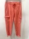 Pantalón cargo coral