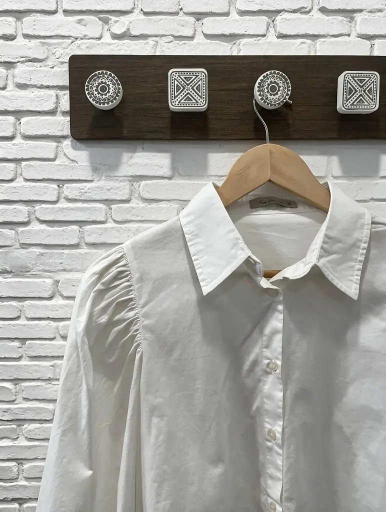 Camisa Manga Abullonada