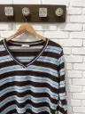 Jersey Rayas Cuello Pico