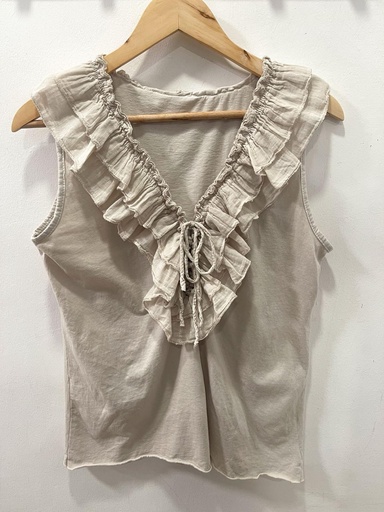 Blusa con volante