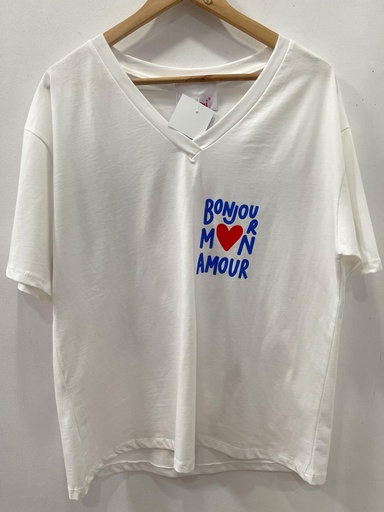 [1000051] Camiseta Bonjour