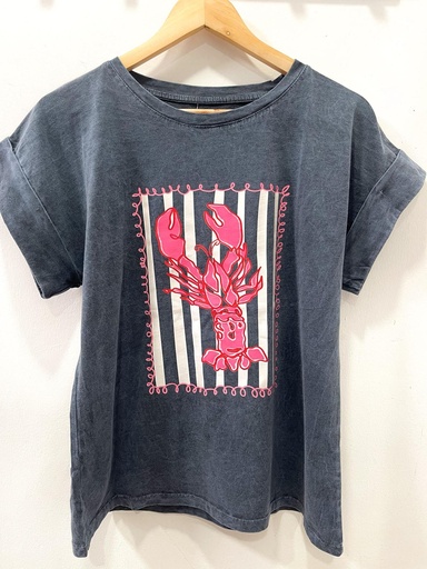 [1000064] Camiseta gris bogavante