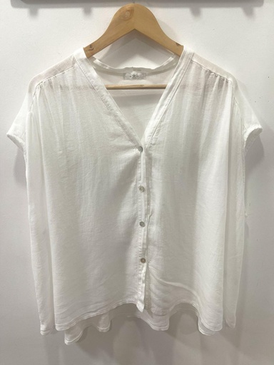 Blusa cuello pico (talla completa)