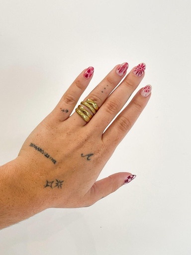 [1000160] Anillo tulum dorado