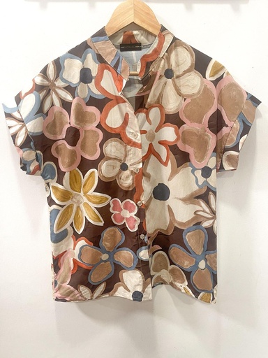 [1000257] Camisa flores