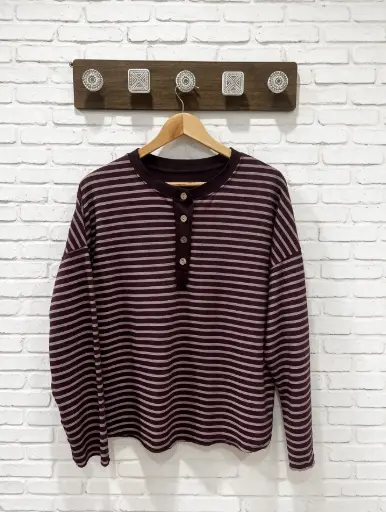 [1000308 / 1000309] Jersey Rayas Con Botones