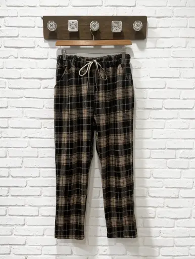 [1000311] Pantalón Pitillo Cuadros