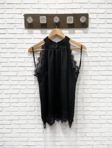 [1000325 / 1000326/ 1000327] Blusa Cuello Halter Encaje