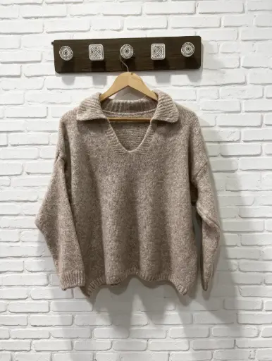 [1000329] Jersey Cuello Camisa